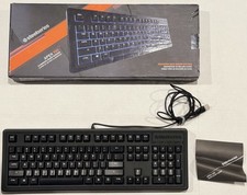 Steelseries Apex 100 Gaming Keyboard - Working, Blue Lights