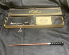 Abernathy Wand w/ FREE Deathly Hallow Necklace