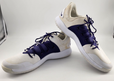 Nike Mens Hyperdunk X Low TB White Purple Basketball Shoes  display picture 1