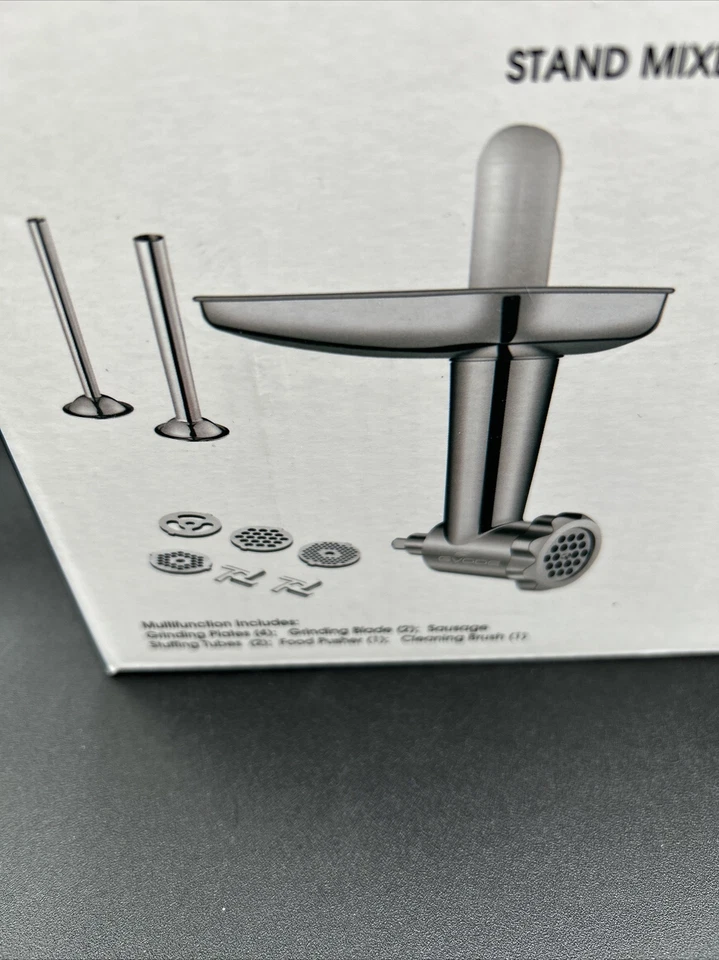 Juego de molinillo/revestimiento de salchichas de acero inoxidable para alimentos carne vegetal queso Gvode Foto 4 de 4