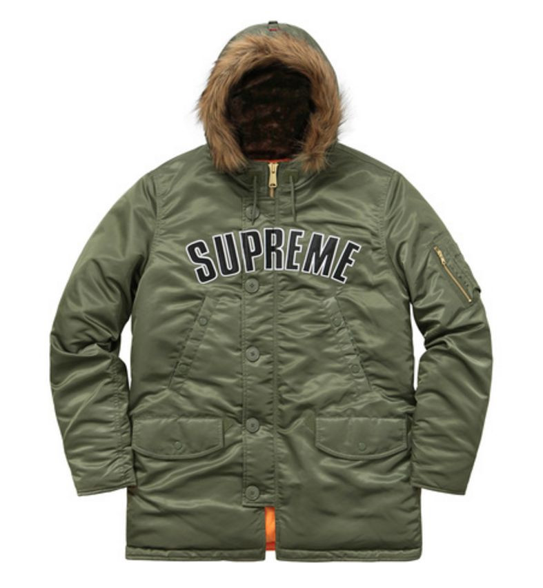 ジャケット・アウター Supreme 16FW Arc Logo N-3B Supreme Arc Logo N-3B Parka (FW16)