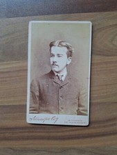 Antique Carte De Viste CDV Cabinet Card Photograph Of A Man London.