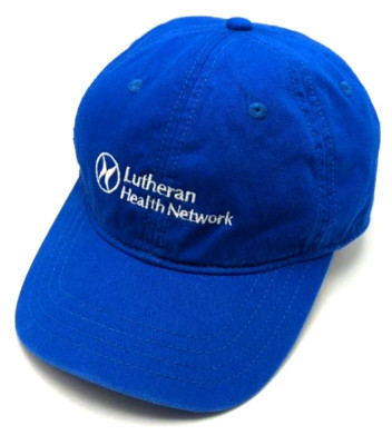 LUTHERAN HEALTH NETWORK hat blue adjustable cotton cap