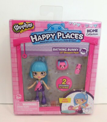 Shopkins Happy Places Bathing Bunny Lil' Shoppie Pack Polli Polish