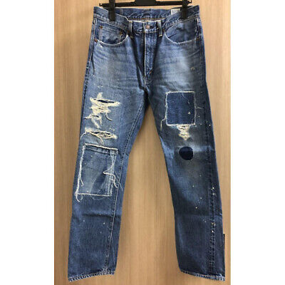 orSlow beams special order Damaged Denim Jeans US size S orSlow beams special order Damaged Denim Jeans US size S