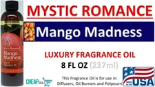 Aromar Mystic Romance Premium Luxury Fragrance Oil 237mL/ 8 oz (Mango Madness)