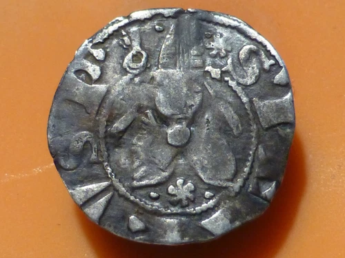 MONNAIE FEODALE - DENIER A REPERTORIER - POUR EXPERTS ! 1,00gr ! - Photo 1/3