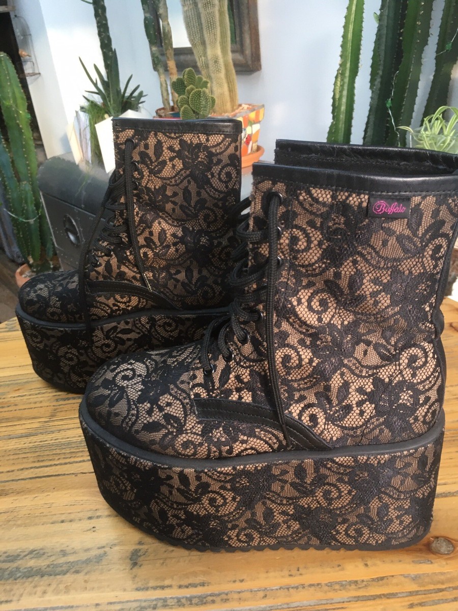 Ladies platform boots uk outlet