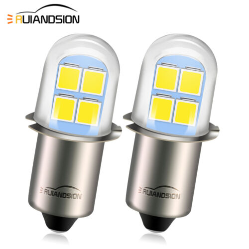 E10 P13.5S PR2 2835 8LED Flashlight Torch Front Bulb White/Warm White DC4.5V-6V - Picture 10 of 11