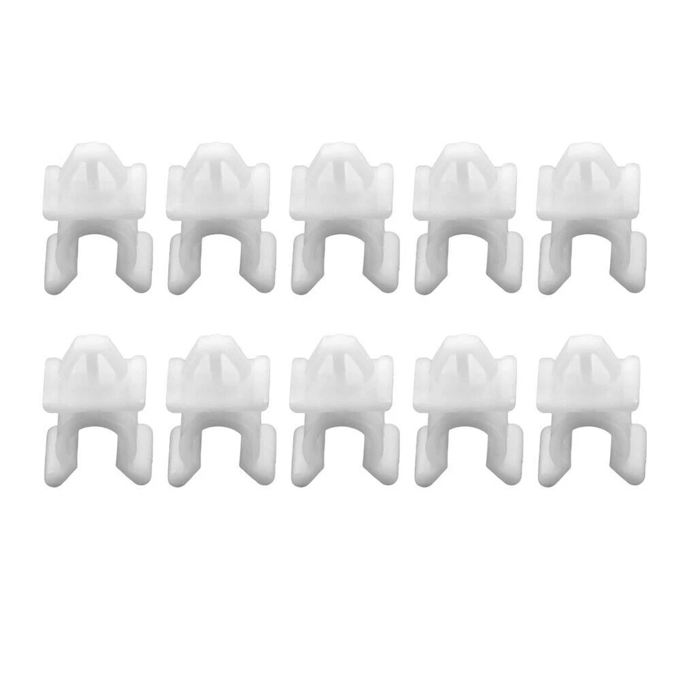 10x Clip de varilla de capó de plástico blanco para Nissan Altima 1993-2001 Foto 3 de 4