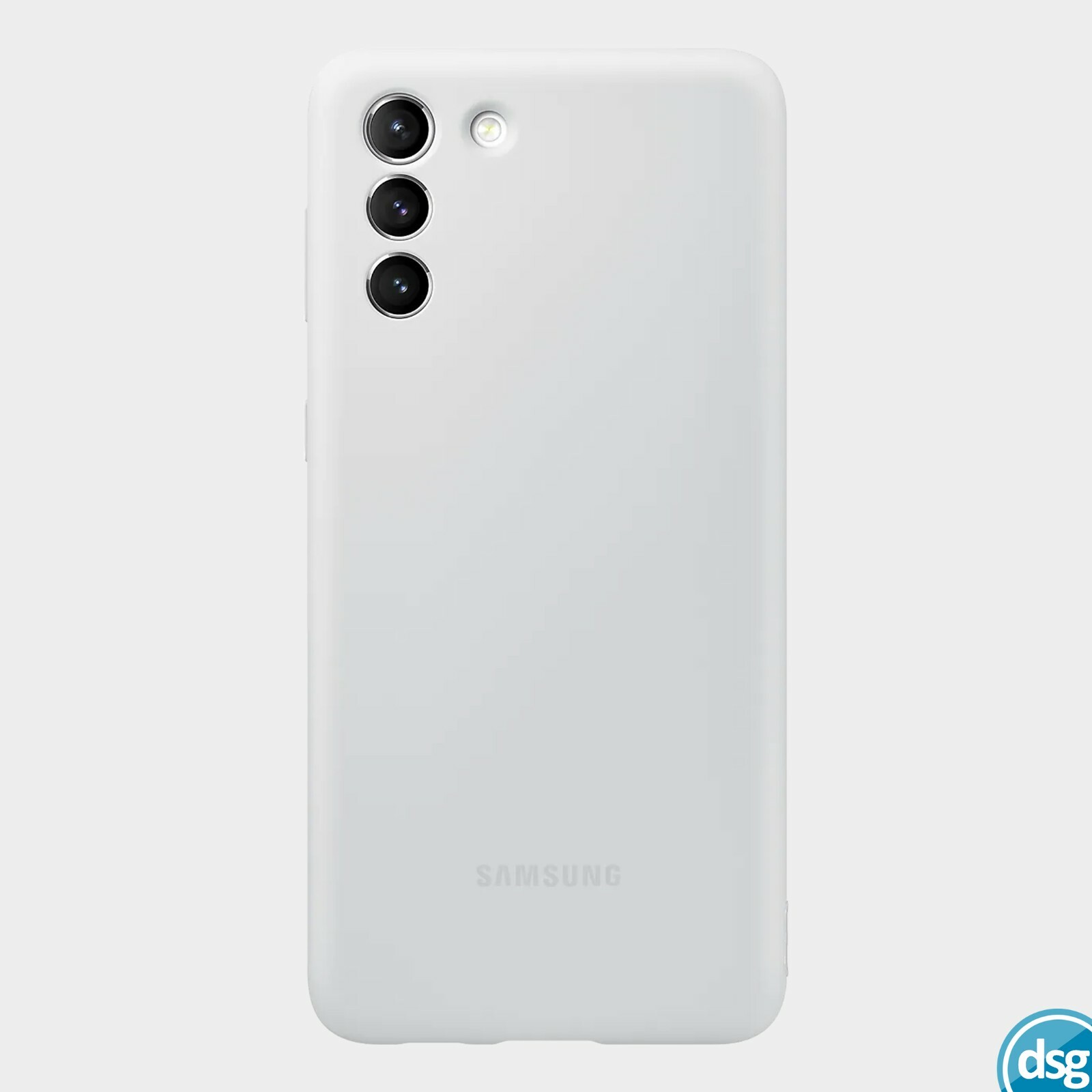 Official Genuine Samsung Galaxy S21+ 5G Silicone Cover Case - Light Grey