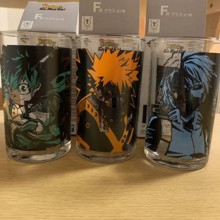 My Hero Academia Art Glass 3 Set Banpresto Ichiban Kuji Izuku