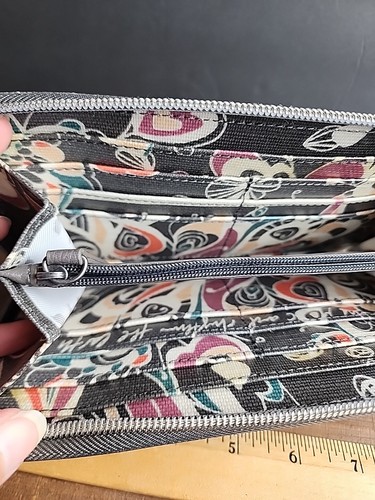 Cartera de artista con cierre de cremallera Sakroots Love Song marrón multicolor - Imagen 14 de 24