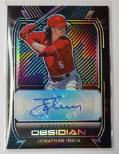 2021 Panini Obsidian Jonathan India Autograph No. O-J1 NM.  Free Ship