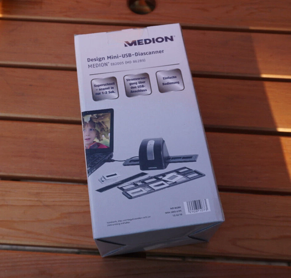 Mini USB Diascanner Medion E82005 (MD 86289) Neu & Unbenutzt - Bild 2 von 2