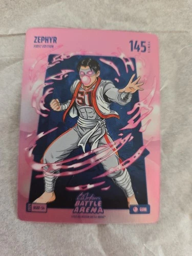 Bo Jackson Battle Arena Zephyr First Edition Bubble Gum RARE With Bonus Card