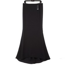 Ungaro Sammy High-Waisted Fluted Crepe Maxi Skirt In Black - Women's Size 16