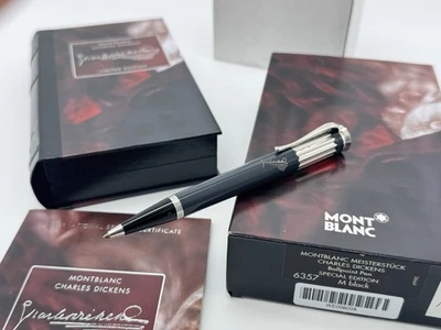 MONTBLANC CHARLES DICKENS 2001 LIMITED EDITION BALLPOINT MINT NEW 100% GENUINE - Image 1 of 4