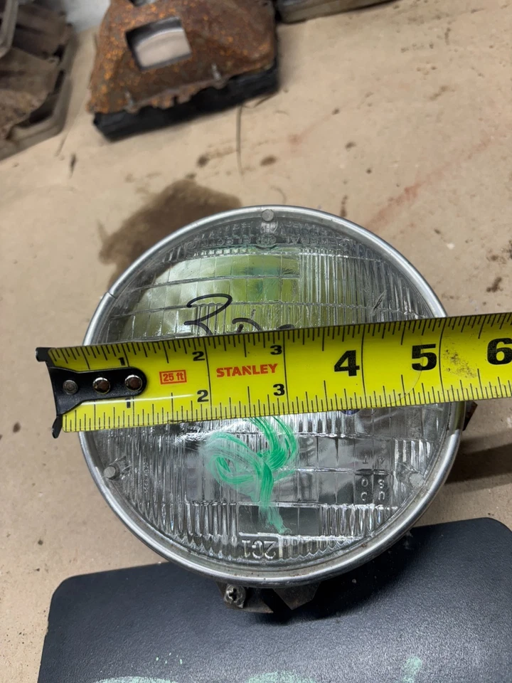 1 - 5" HEADLIGHT BUCKET WITH RING SEALED BEAM FORD CHEVROLET DODGE TORINO MALIBU - Image 3 of 4