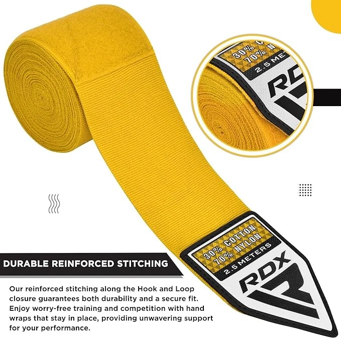 RDX Kids Boxing Hand Wraps 2.5M – Inner Gloves, Wrist Support & Fist Protection - Image 4 of 4