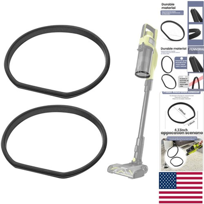 #ad High Quality Rubber Replacement Gaskets for Ryobi 18V Stick Vac Models 2 Pcs $11.02