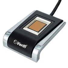 VERIFI P5100 DESKTOP USB PREMIUM FINGERPRINT READER - BLACK SILVER