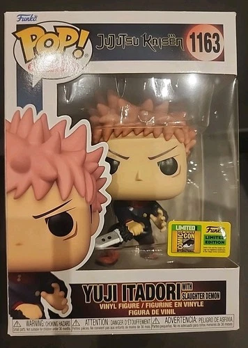 Funko Pop Jujutsu Kaisen Yuji Itadori 1163 Official SDCC