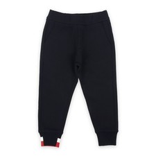 Moncler Kids Back Patch Striped Training Pants Navy 8H00001 899PS 93998838