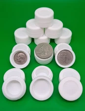 500pcs 2ml White Silicone Non Stick Containers Round Jar