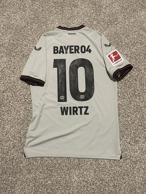 23/24 Wirtz Bayer Leverkusen Away Jersey | eBay