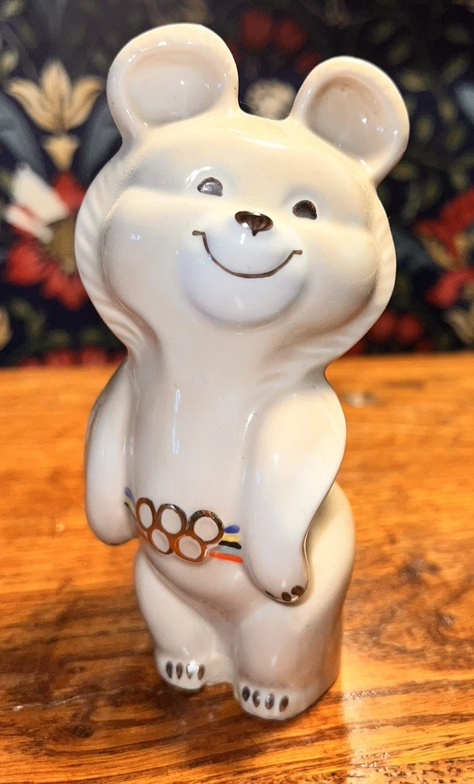 Épinglette Ours olympique Misha, Moscou 1980, insigne
