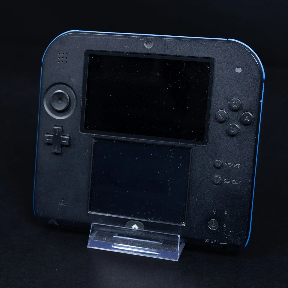 Nintendo 2DS - Handheld Konsole - Schwarz Blau - Funktion geprüft - Bild 1 von 4