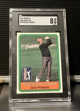 1981 Donruss Golf - Jack Nicklaus - Statistical Leader - SGC 8 NM-MT - Mint PGA