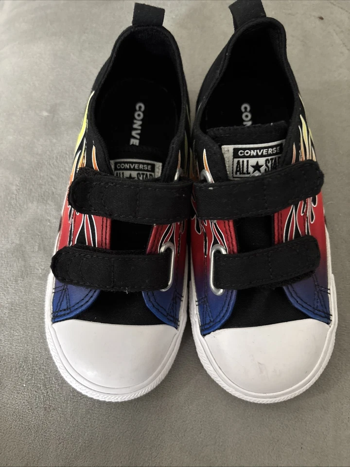 Zapatilla deportiva de lona Converse Chuck Taylor All Star Easy On Cars bebé niño pequeño talla 10 Foto 3 de 4