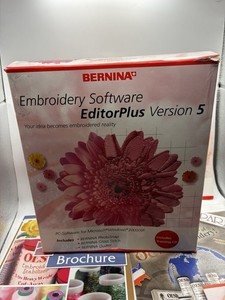 Bernina Version 5 Embroidery Software Update To EditorPlus & DESIGNERPLUS  READ
