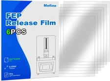 6PCS FEP Film 206X146X0.15Mm for ANYCUBIC Photon, Photon S, Mono 4K, ELEGOO Mars
