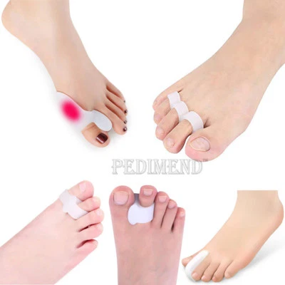 PEDIMEND Silicone Gel Toe Straighteners - Bunion Toe Corrector - Foot Care - UK