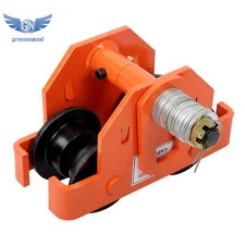 Push Beam Trolley Manual Trolley 2200 lbs/1 Ton Load 65-190mm Adjustable