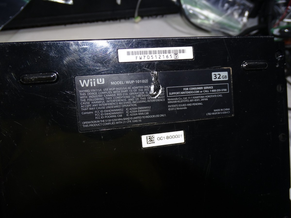Nintendo Wii U **DEFECTIVE DONOR** WUP-101 32GB MB w