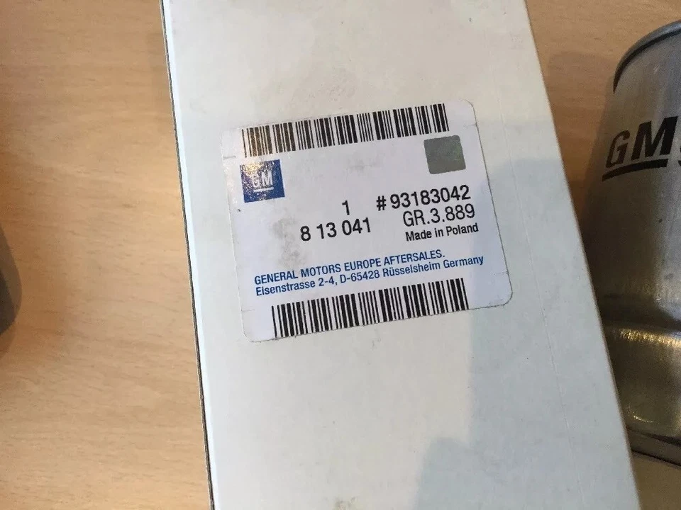 GENUINE GM 1.9 DIESEL Fuel Filter suits ALFA ROMEO 145, 146, 155 93183042 - Image 2 of 4