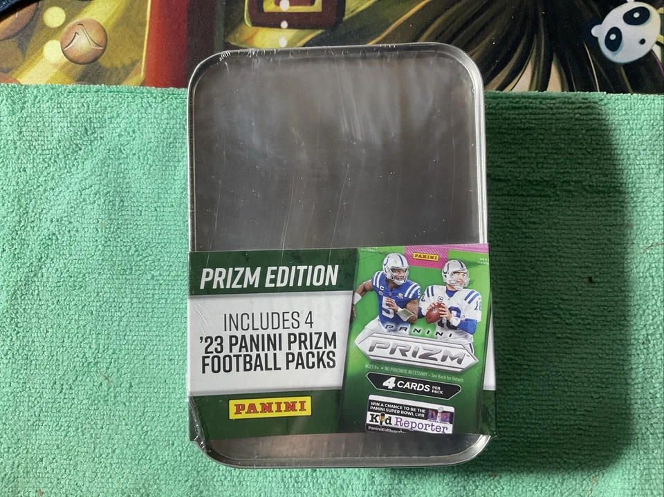 2023 Prizm PRIZM Edition TIN Box (4 Packs)  NEW TIN   FACTORY SEALED. HURTS - Image 4 of 4