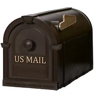 Postal Pro Hampton Mailbox - Bronze