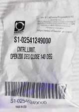 Source 1 S1-02541249000 Limit Control open 200° Close 140°