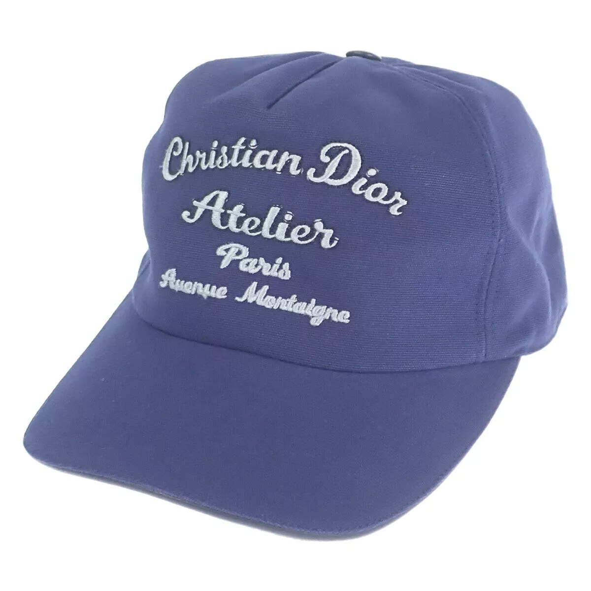 CHAPEAU CASQUETTE DE BASEBALL CHRISTIAN DIOR ATELIER 933C902L4511_C598 coton marine TGIS