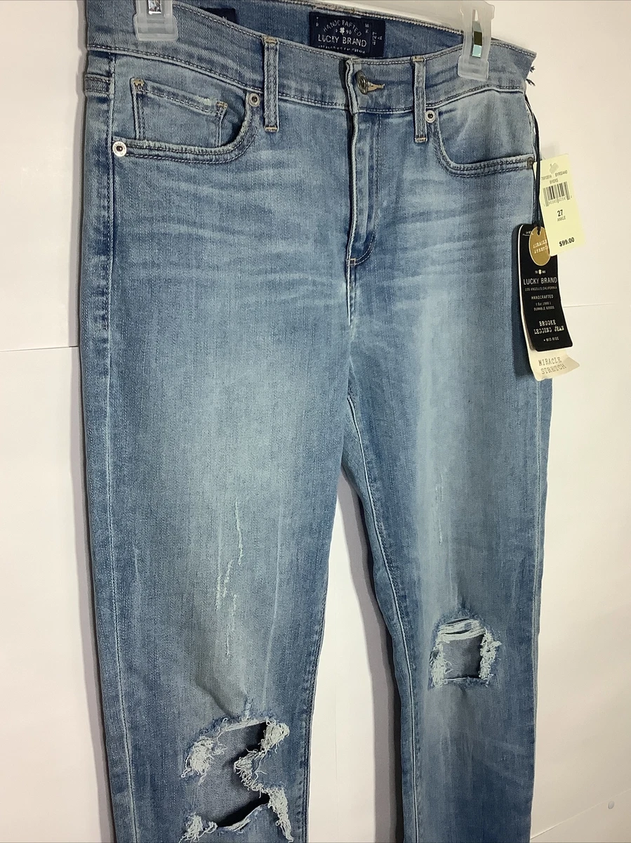 LUCKY BRAND Brooke Legging Miracle Stretch Blue JEANS Mid Rise