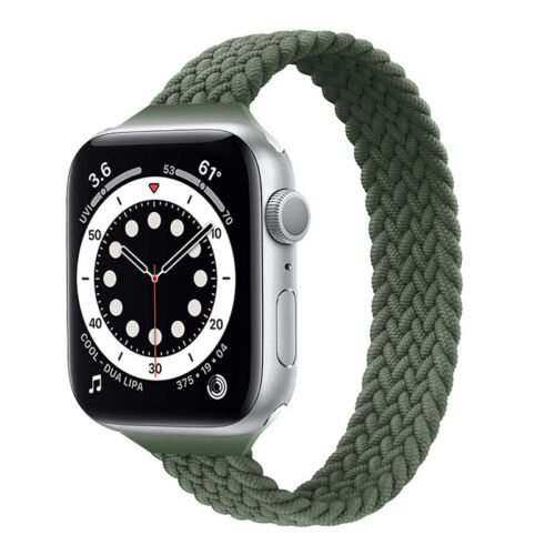 For Apple Watch Ultra 49mm Braided Solo Loop Band iWatch 9 8 7 6 5 SE 38mm/45mm - Picture 3 of 20