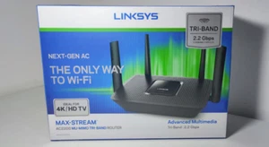 Linksys EA8300 4K Max-Stream AC2200 Tri-Band Wi-Fi 5 Wireless Router