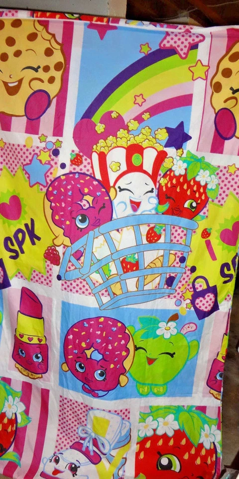 Shopkins Single Twin Duvet Cover Bedding Pillowcase Child Kids - Image 3 of 4