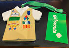 Giirl Scout Ornament Teen Vest Uniform Cad/Sr/Amb Kurt Adler Older Girl Gift New