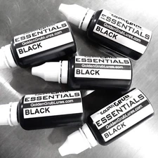 NEW 1 OZ BLACK Essentials Color Fishing Soft Plastic Bait Lure Making plastisol